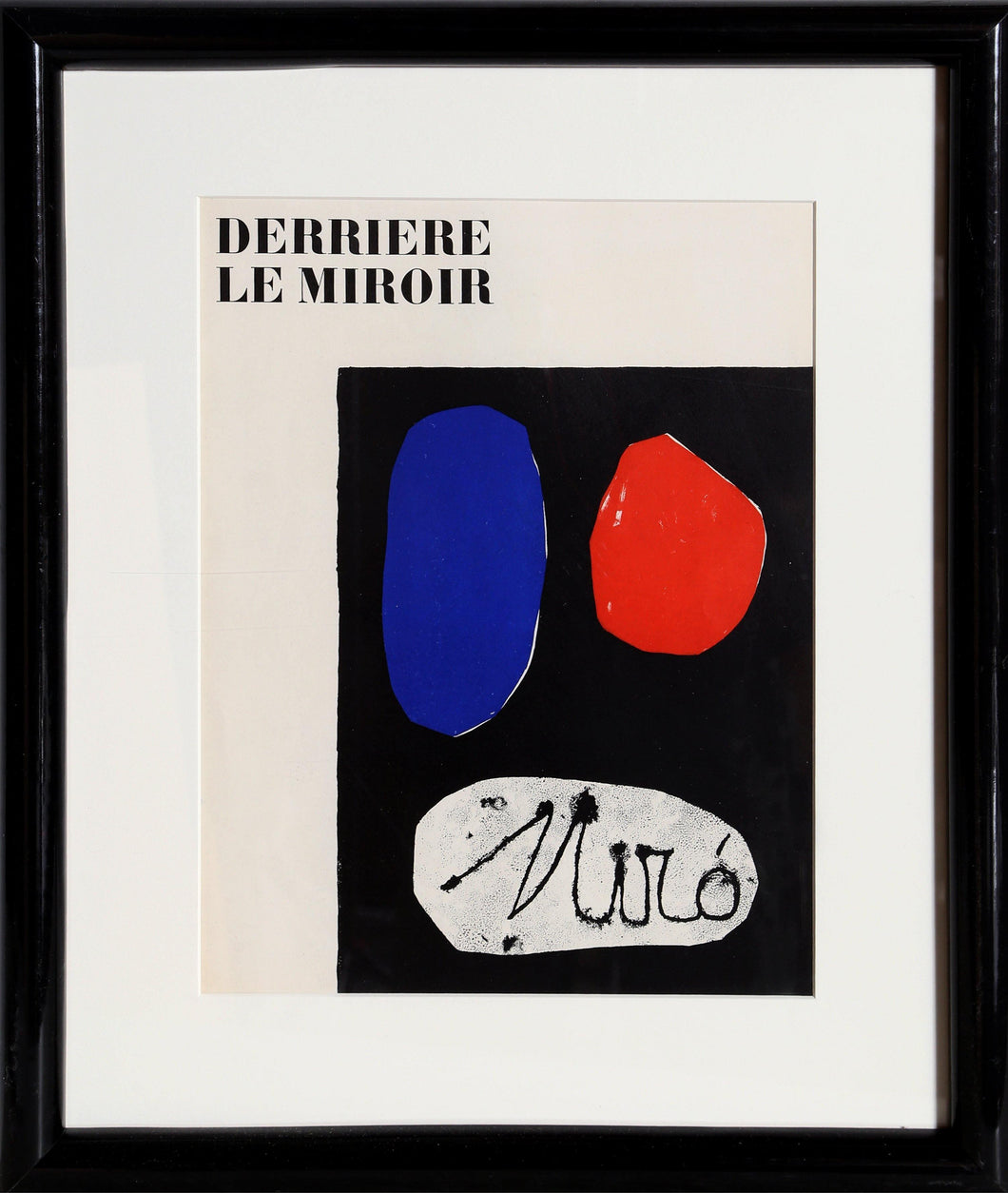 Derriere le Miroir (Cover) Lithograph | Joan Miro,{{product.type}}