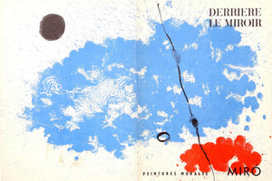 Derriere Le Miroir, Peintures Murales (Cover) Lithograph | Joan Miro,{{product.type}}