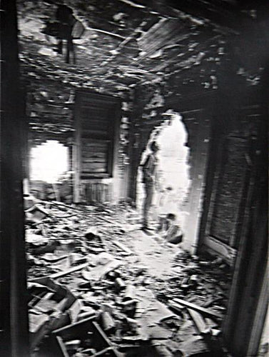 Destroyed Building Black and White | Donal Holway,{{product.type}}