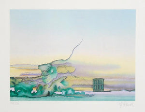 Destroyed Landscape Lithograph | Hans-Georg Rauch,{{product.type}}
