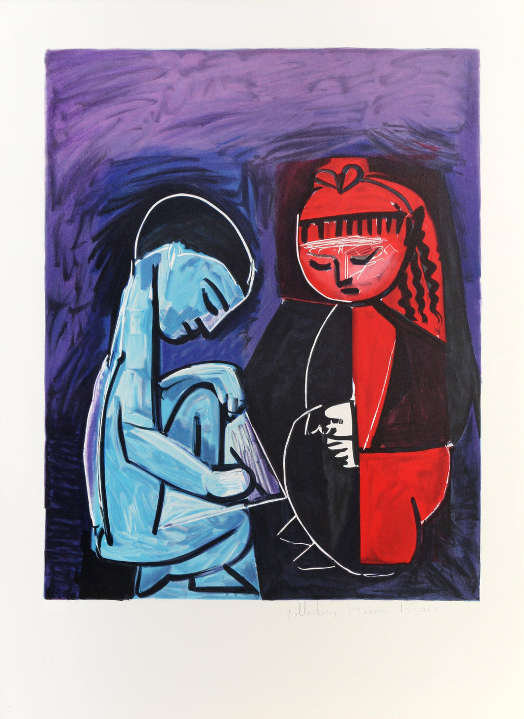 Deux Enfants Claude et Paloma Lithograph | Pablo Picasso,{{product.type}}