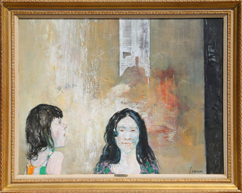 Deux Enfants Oil | Jean Jansem,{{product.type}}