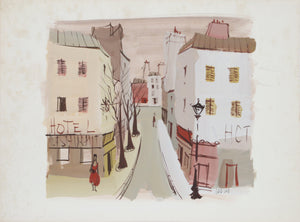 Deux Hôtels de Paris Watercolor | Charles Levier,{{product.type}}