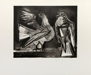 Deux Pigeons Lithograph | Pablo Picasso,{{product.type}}