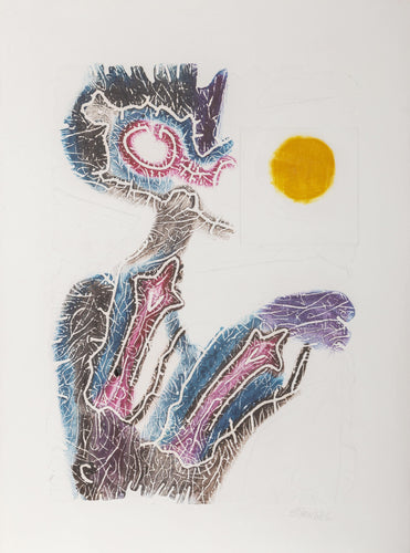 Dialogando en Amarillo Etching | Stephan Strocen,{{product.type}}