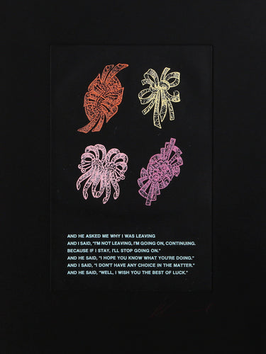 Diamond Brooch Series 3 Etching | Les Levine,{{product.type}}