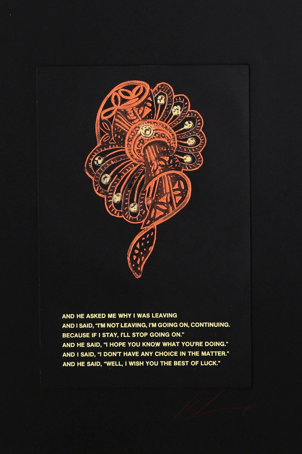 Diamond Brooch Series 8 Etching | Les Levine,{{product.type}}