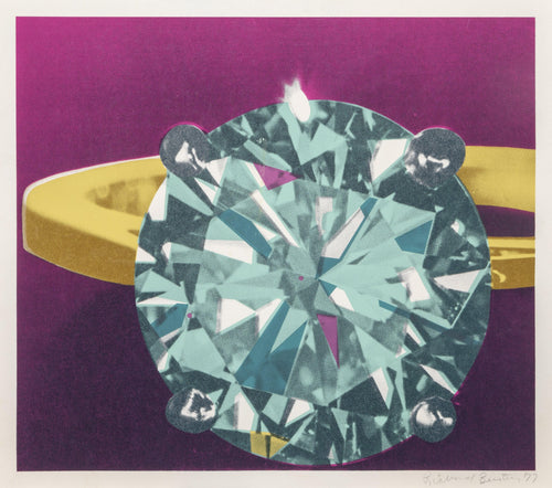 Diamond Ring Screenprint | Richard Bernstein,{{product.type}}