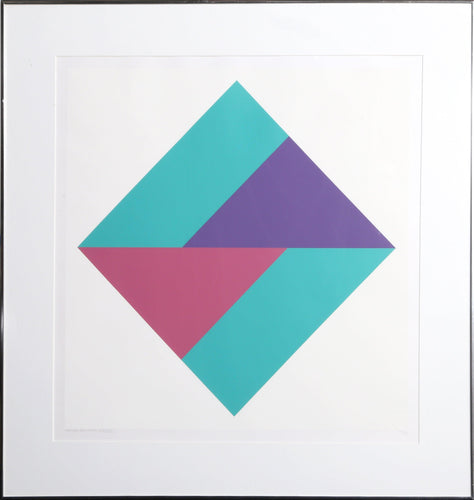Diamond with Triangles Screenprint | Hugo Dietz,{{product.type}}
