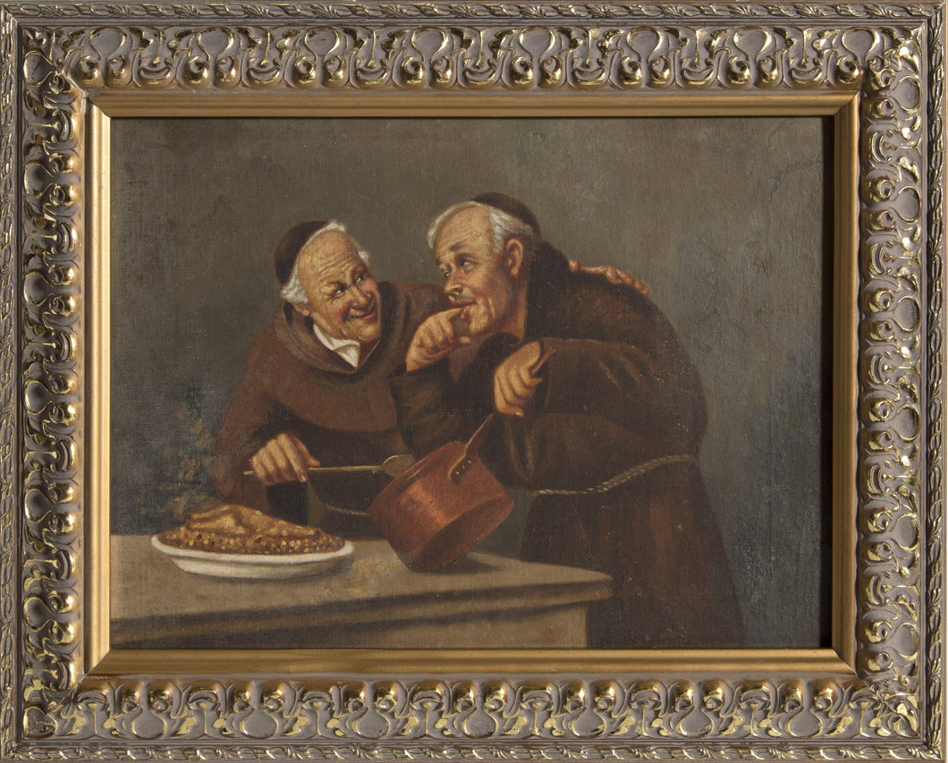 Dinner for Monks Acrylic | Unknown Artist,{{product.type}}