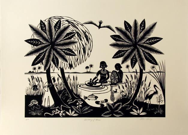 Discovery of Moses Screenprint | B.A.M. Schwyn,{{product.type}}