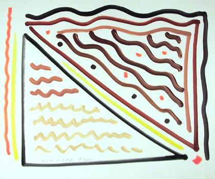 Divided Beach Acrylic | Drapelle,{{product.type}}