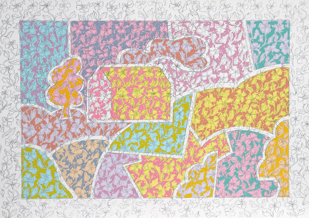 Divided Landscape Lithograph | George Chemeche,{{product.type}}