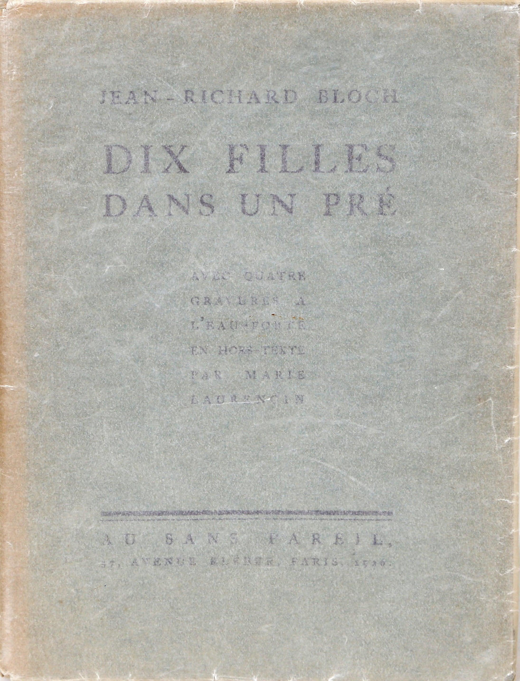 Dix Filles dans un Pre by Jean-Richard Bloch Etching | Marie Laurencin,{{product.type}}