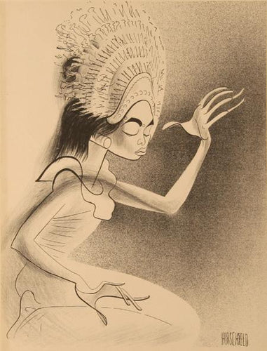 Djanger, Bali Lithograph | Al Hirschfeld,{{product.type}}