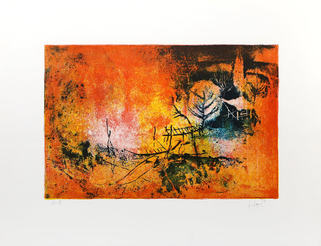 Docked Boats 3 Lithograph | Lebadang (aka Hoi),{{product.type}}