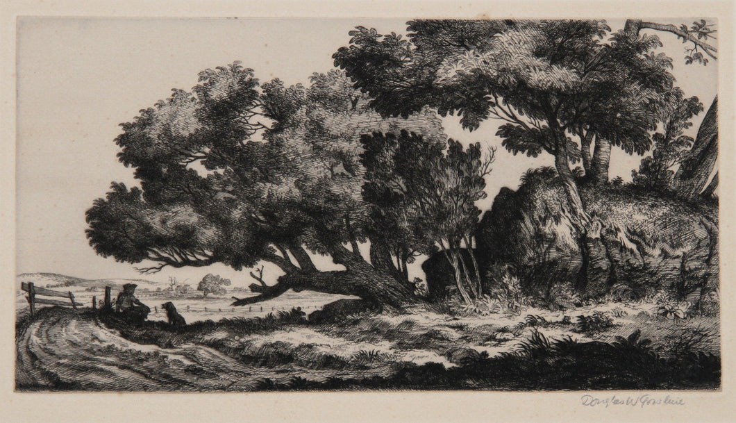 Dog Days Etching | Douglas Gorsline,{{product.type}}