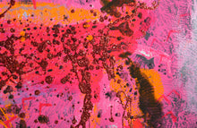Dog (Orange on Pink and Black) Acrylic | Peter Mayer,{{product.type}}