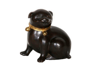 Dog with Bell Collar Metal | Unknown Artist,{{product.type}}
