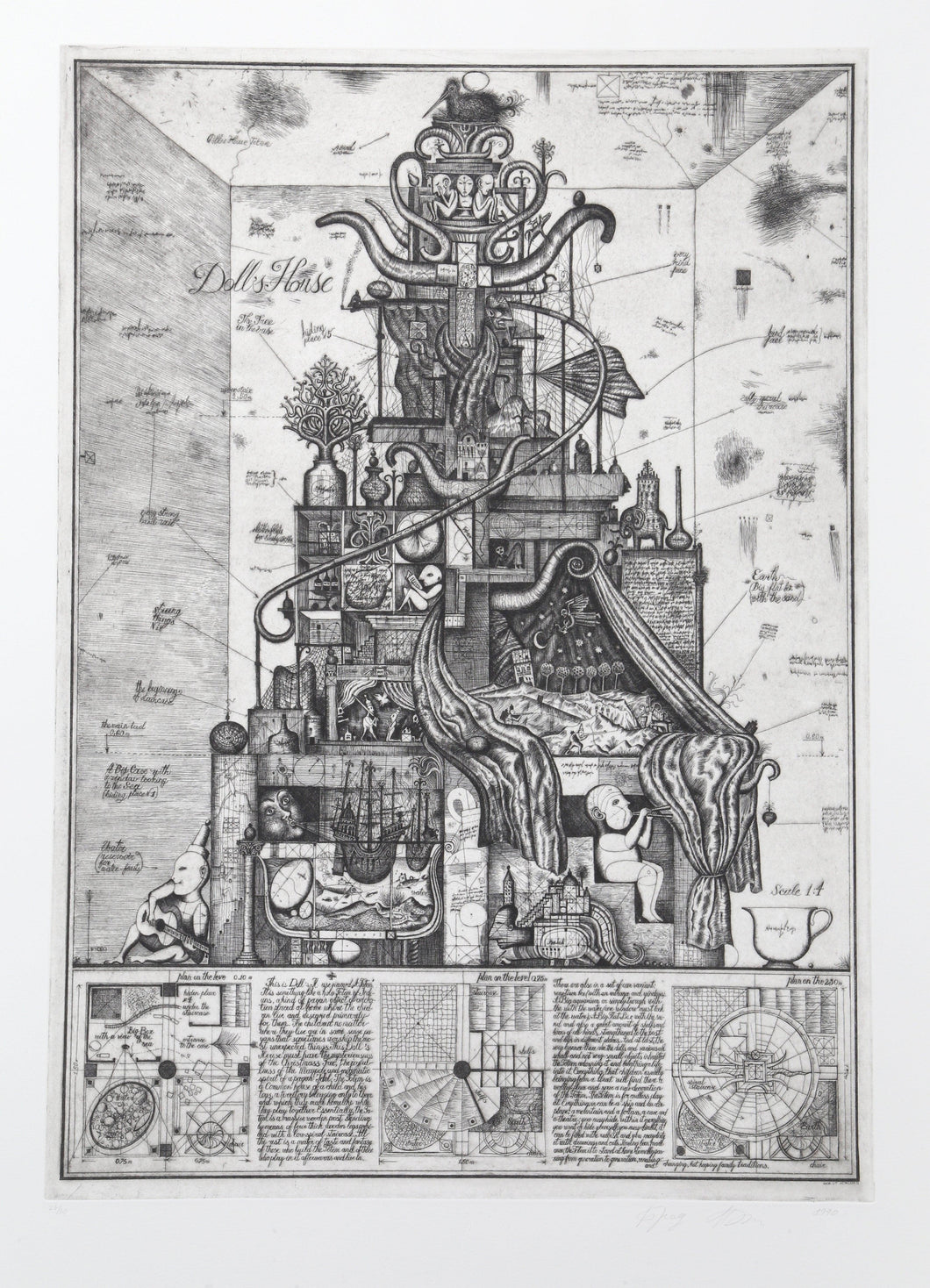 Doll's House from Brodsky and Utkin: Projects 1981 - 1990 Etching | Alexander Brodsky and Ilya Utkin,{{product.type}}