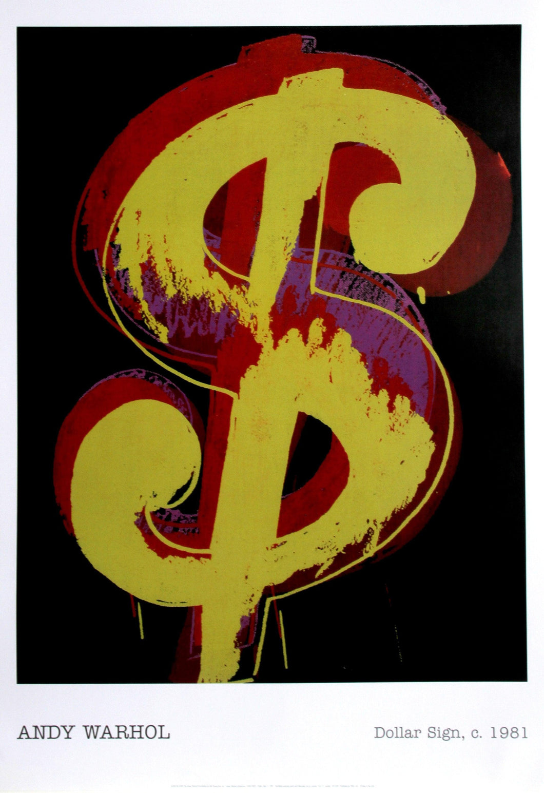 Dollar Sign Poster | Andy Warhol,{{product.type}}