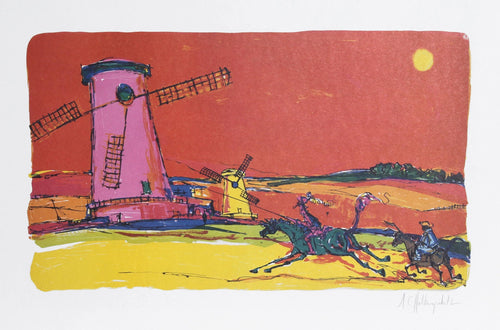 Don Quixote 1 Lithograph | Alvin Carl Hollingsworth,{{product.type}}