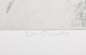 Don Quixote Etching | Charles Bragg,{{product.type}}