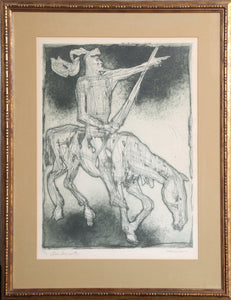 Don Quixote Etching | Irving Amen,{{product.type}}