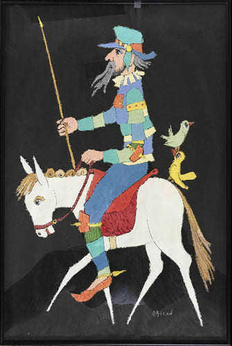 Don Quixote on Horse Acrylic | Jovan Obican,{{product.type}}