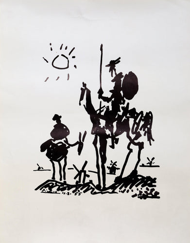 Don Quixote Poster | Pablo Picasso,{{product.type}}