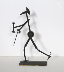 Don Quixote Walking Mixed Media | Unknown Artist,{{product.type}}