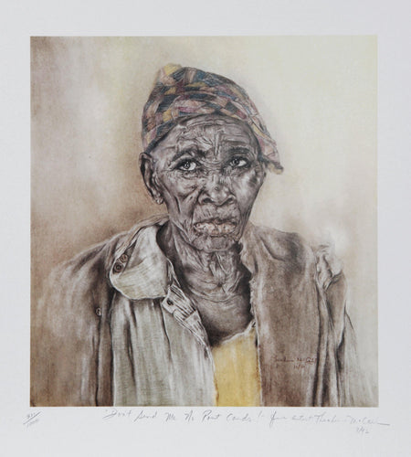 Don't Send Me No Postcards Screenprint | Theadius McCall,{{product.type}}