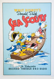 Donald Duck Sea Scouts Poster | Walt Disney Studios,{{product.type}}