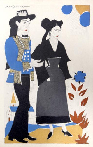 Douarnenez et Ile de Seine from Costumes Bretons par Charlemagne Ephemera | Unknown Artist,{{product.type}}