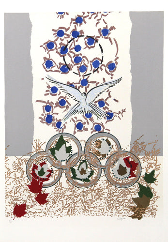 Dove of Peace Screenprint | Jean-Paul Riopelle,{{product.type}}