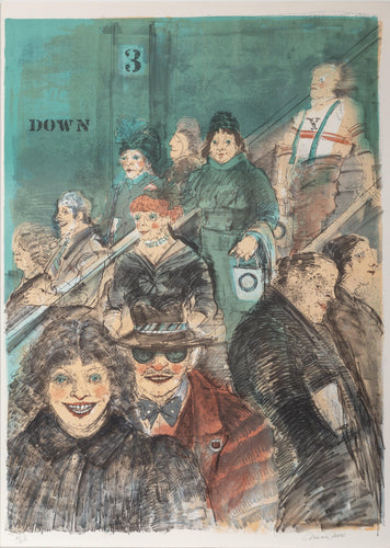 Down Lithograph | Marcia Marx,{{product.type}}