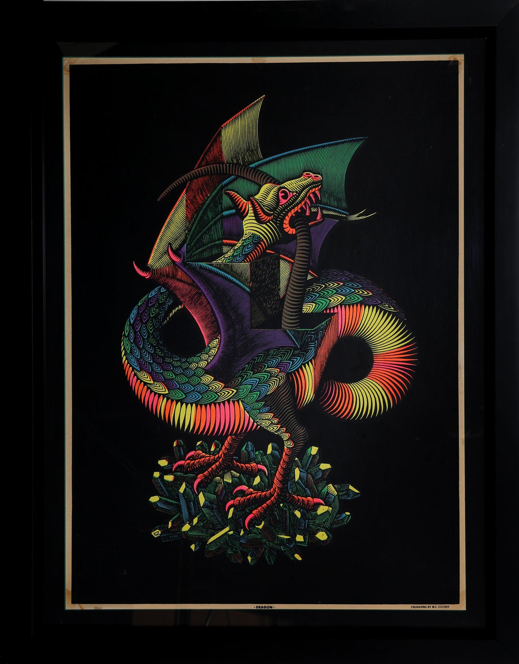 Dragon Poster | M.C. (Maurits Cornelis) Escher,{{product.type}}