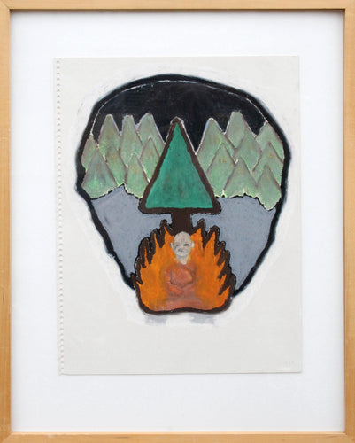 Dream (Untitled - Forest Fire) Acrylic | Stephen Cruise,{{product.type}}