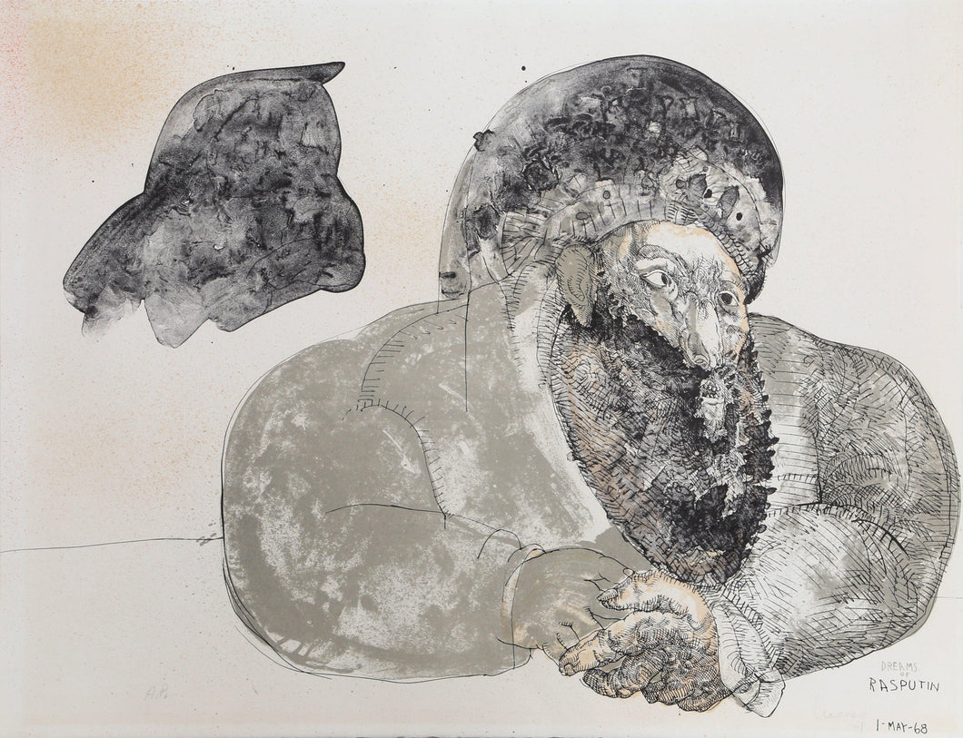 Dreams of Rasputin Lithograph | José Luis Cuevas,{{product.type}}