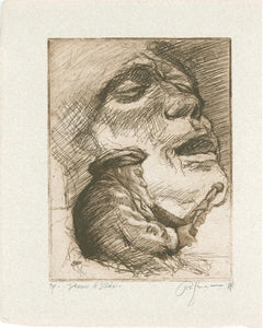 Dreams of Rodin Etching | Unknown Artist,{{product.type}}