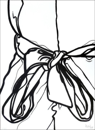 Dress and Bow (White) Lithograph | Ana Mercedes Hoyos,{{product.type}}