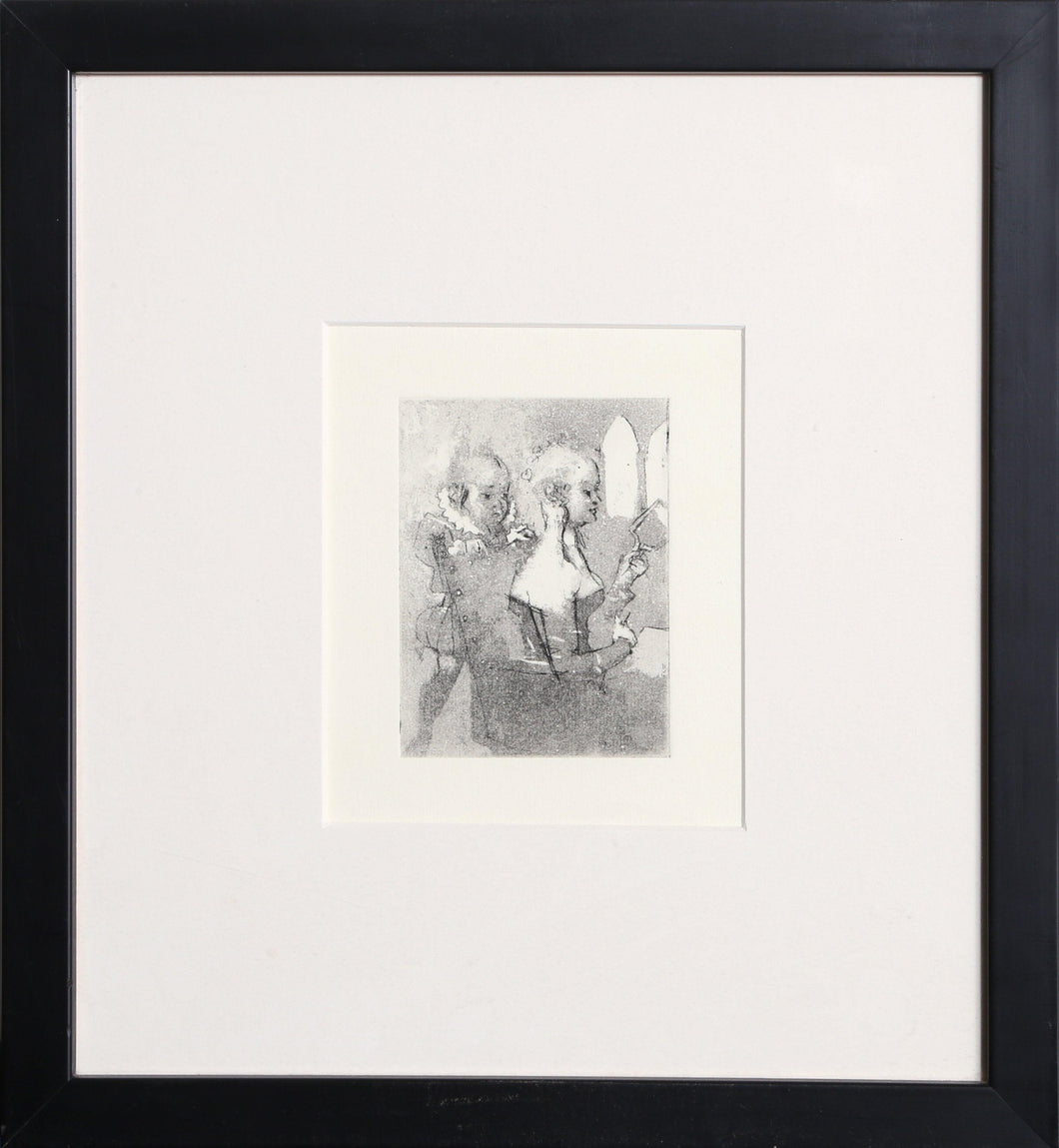 Dressing Room Etching | Jack Levine,{{product.type}}