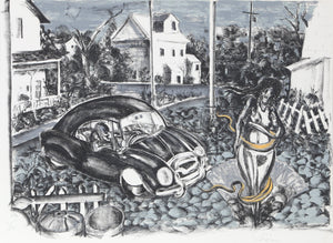 Driveway Birth of Venus Lithograph | Arnie Levin,{{product.type}}