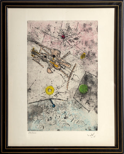 Droites Liberees II Etching | Roberto Matta,{{product.type}}