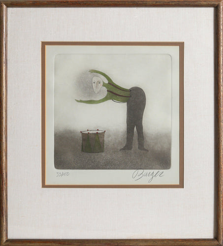 Drummer Etching | Peter Barger,{{product.type}}