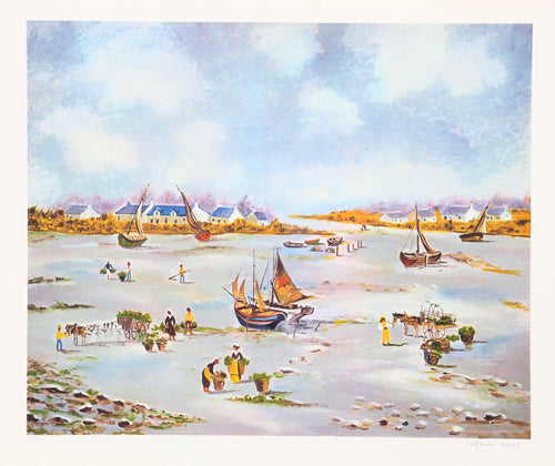 Dry Dock Lithograph | Claude Tabet,{{product.type}}