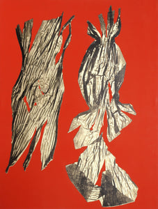 Dual Nature (Red) Lithograph | Lynda Benglis,{{product.type}}