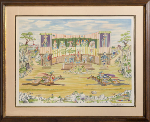 Duel Lithograph | Guillermo Silva Santamaria,{{product.type}}