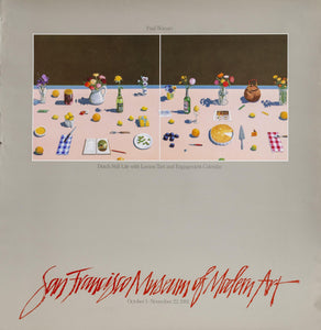 Dutch Still Life with a Lemon Tart Poster | Paul Wonner,{{product.type}}