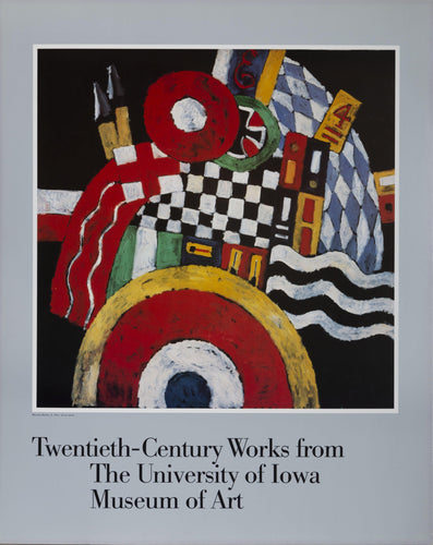 E, University of Iowa Museum of Art Poster | Marsden Hartley,{{product.type}}